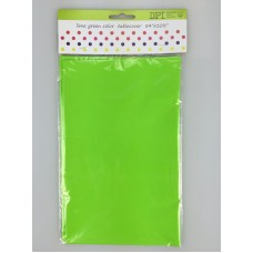 Lime green color tablecover