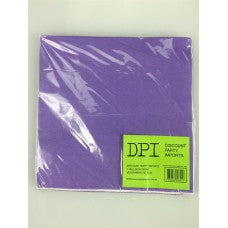 Purple color napkins