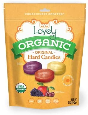 Lovely Candy Organic Hard Candies Original 142g