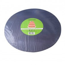 Compressed Cake Board Round - black 10" 2mm