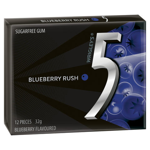 Wrigley's 5 Blueberry Rush S/F
