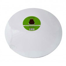 Cake Board Round - White Foil 12" 4mm