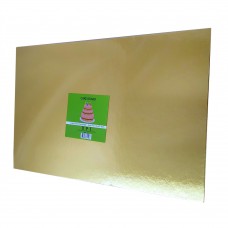 Cake Board Rectangle - Gold Foil 12x18" 4mm