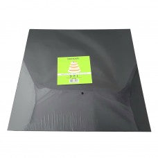 Cake Board Square - Black Foil 14"  4mm