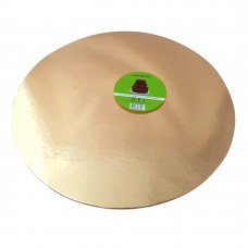 Cake Board Round - Rose Gold Foil 40 cm 4 mm