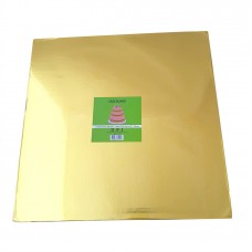 Cake Board Square - Gold Foil 40cm 12mm