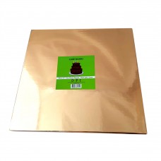 Cake Board Square - Rose Gold Foil 30cm 12mm