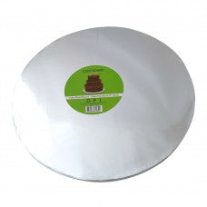 Cake Board Round - Silver Foil 30cm 12mm