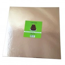 Cake Board Square - Rose Gold Foil 12"  4mm