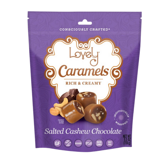 Lovely Candy Salted Cashew Caramels 156g