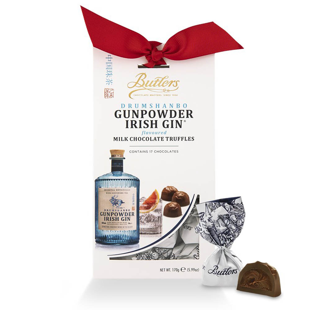 Butlers Gunpowder Irish Gin Milk Choc Truffles Gift Box