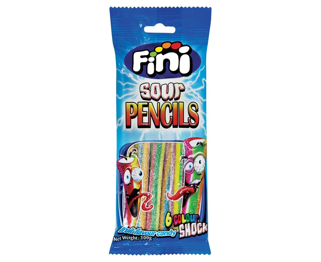 CTC Fini Rainbow Sour Pencils 100g