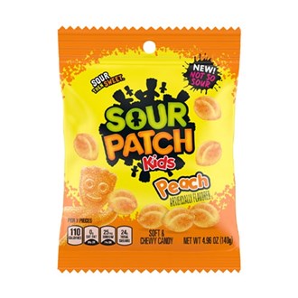 SOUR PATCH KIDS PEACH 140G