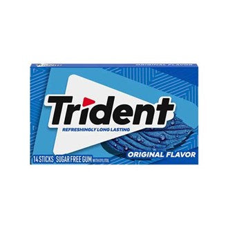 TRIDENT PRFT PEPPERMINT GUM 12