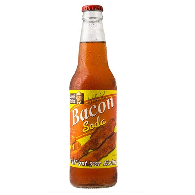 Rocket Fizz Soda Pop Bacon Soda Bottle