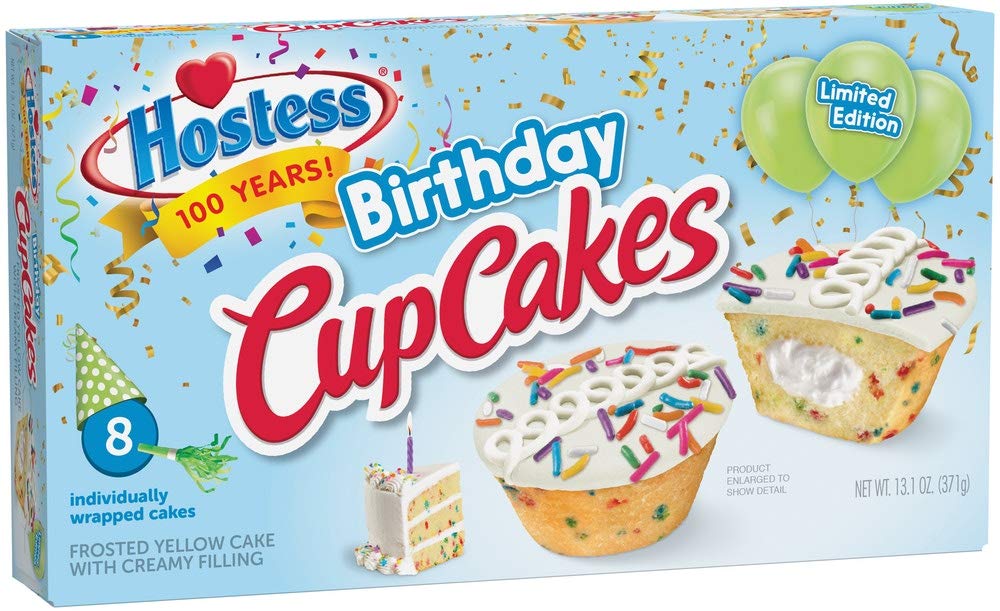 Hostess Birthday Cupcakes 46g