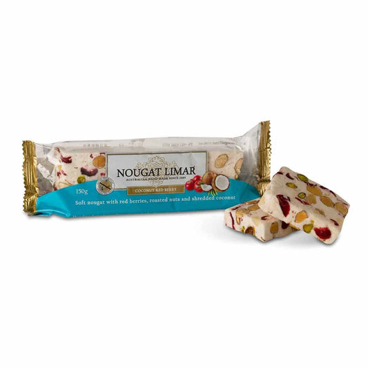 Limar Coconut Red Berry Nougat 150g