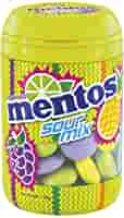 Mentos Chewy Sour Mix Dragees Bottle