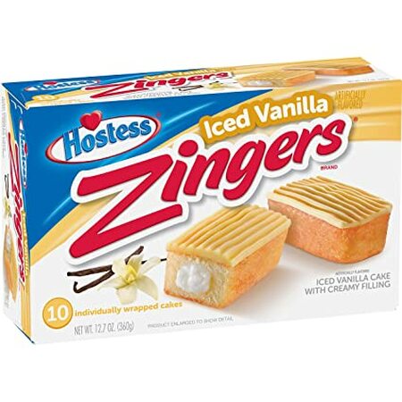 HOSTESS VANILLA ZINGER 45g X 10