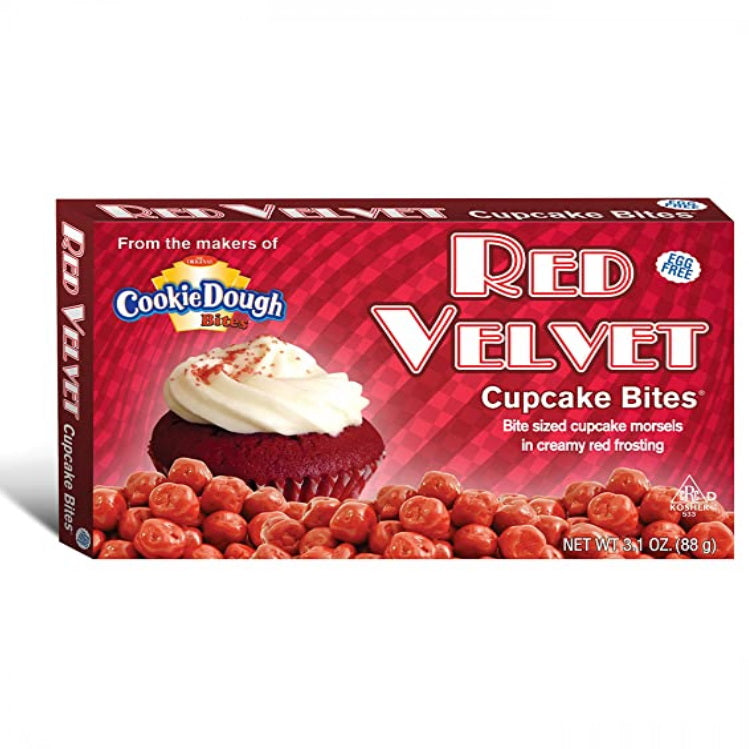Cookie Dough Red Velvet Cupcake Bites Movie Box