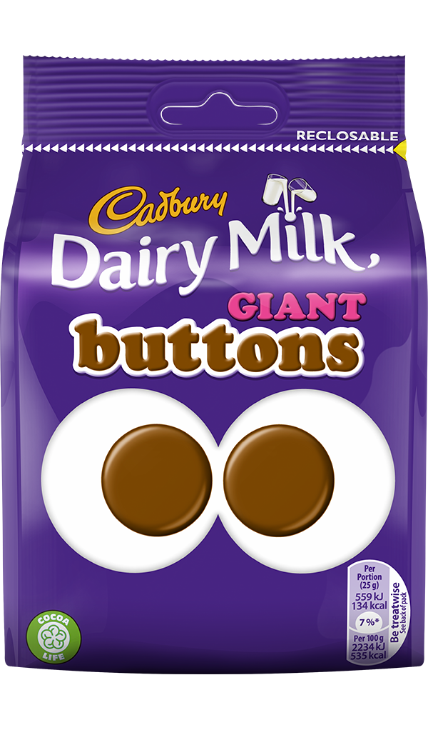 Cadbury Dairy Milk Giant Buttons UK