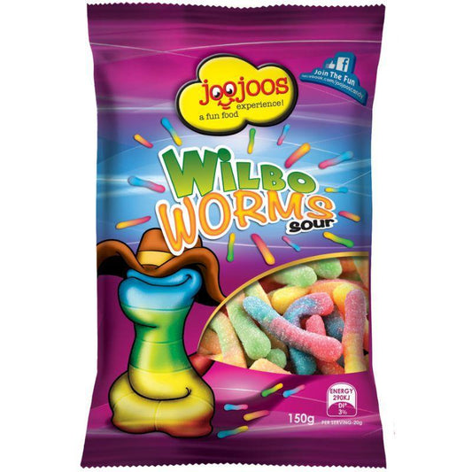 JOOJOOS 130G WILBO WORMS SOUR