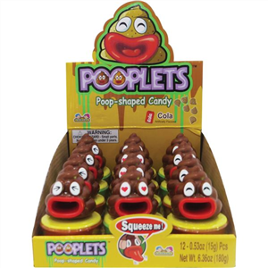 Pooplets With Candy 15g - Tom's Confectionery Warehouse