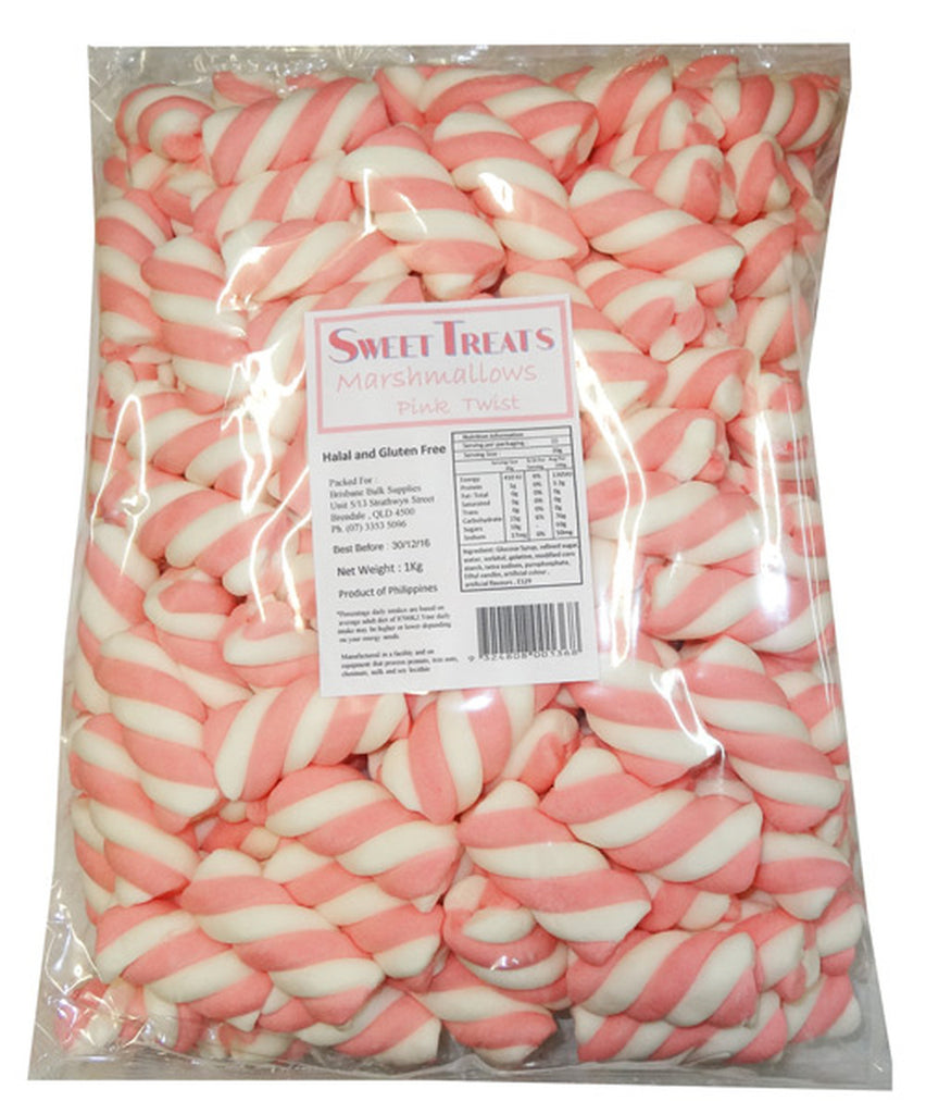 Sweet Treats Pink Twist Marshmallow