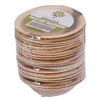 ONE TREE PALM LEAF ECO DIP BOWL - ROUND 100MM - PACK 25