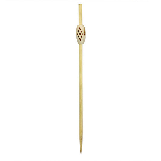 COCKTAIL PICKS - 120MM BEAD - PACK 100 - AZTEC