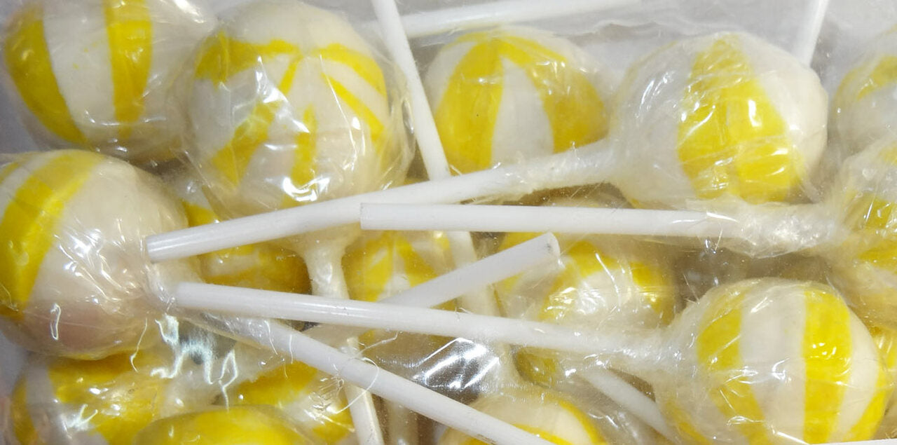 Sweet Treats Yellow Pineapple Ball Pops 50pcs