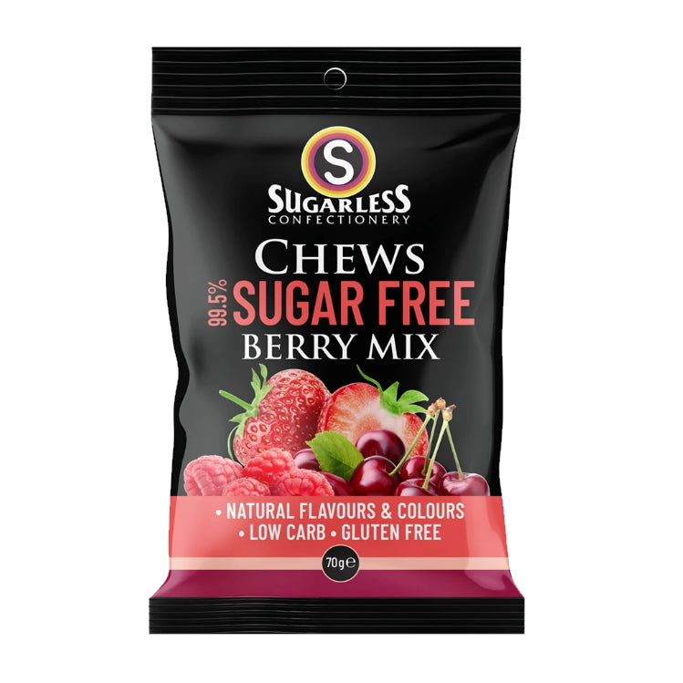 Sugarless Berry Mix Chews Sugar Free Bag