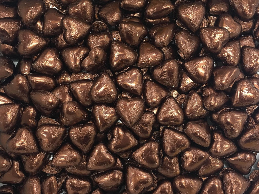 Pauls Chocolates Brown Milk Chocolate Hearts
