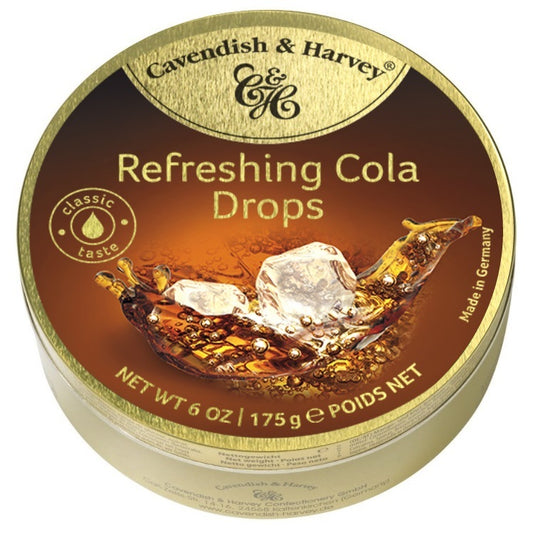 Cavendish & Harvey Cola Drops Tin 175g