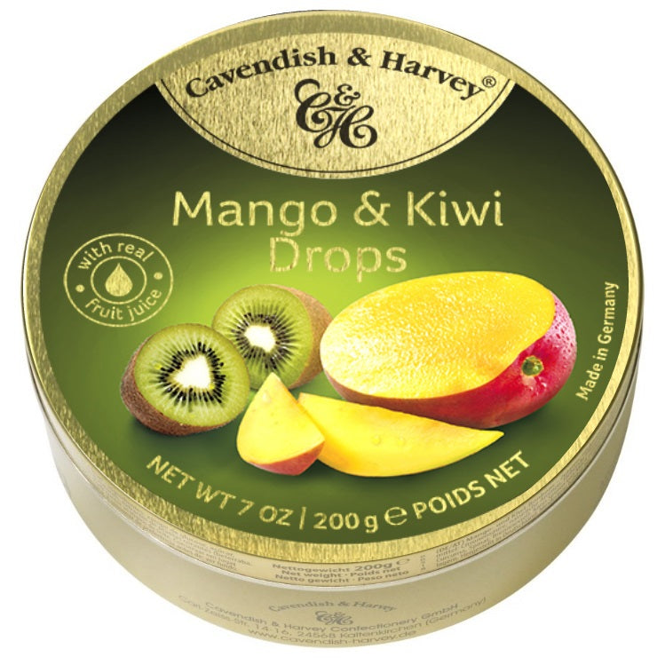 Cavendish & Harvey Mango & Kiwi Drops Tin