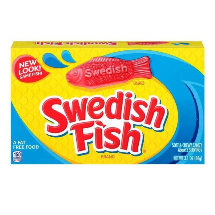 Mondelez Swedish Fish Red Movie Box 88g
