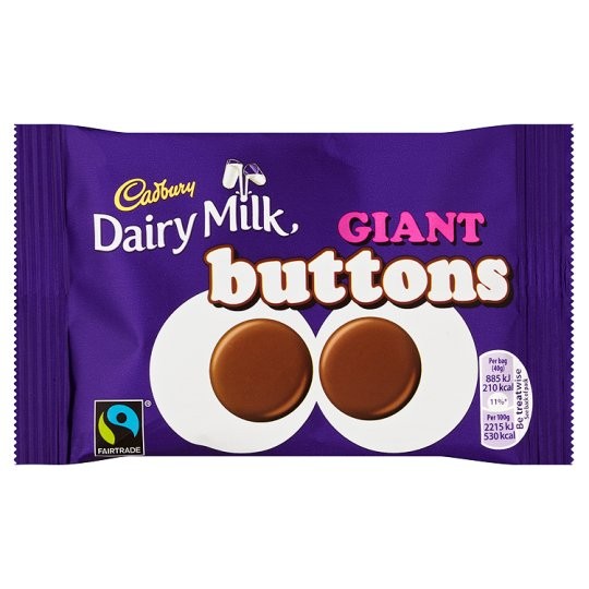 UK Cadbury Giant Button 40g