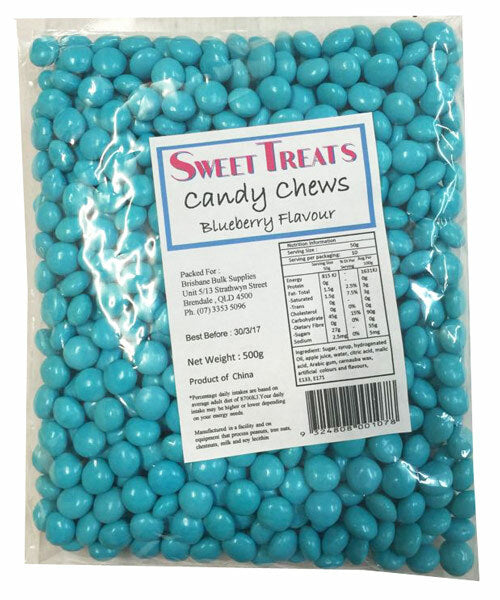 Sweet Treat Blue Candy Chews Blueberry