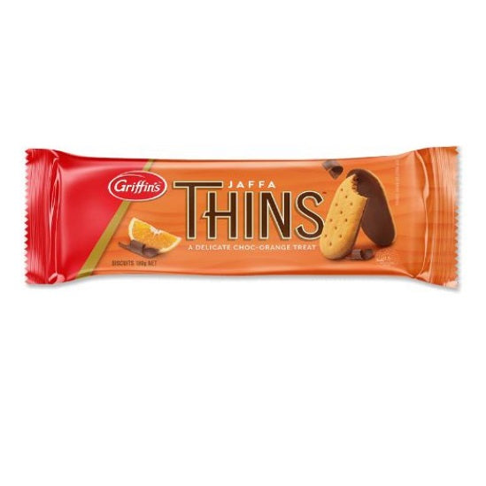 Griffins Jaffa Thins Biscuits - Tom's Confectionery Warehouse