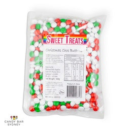 Sweet treats Christmas choc buttons 500g