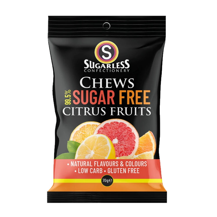 Sugarless Citrus Fruit Chews Sugar Free