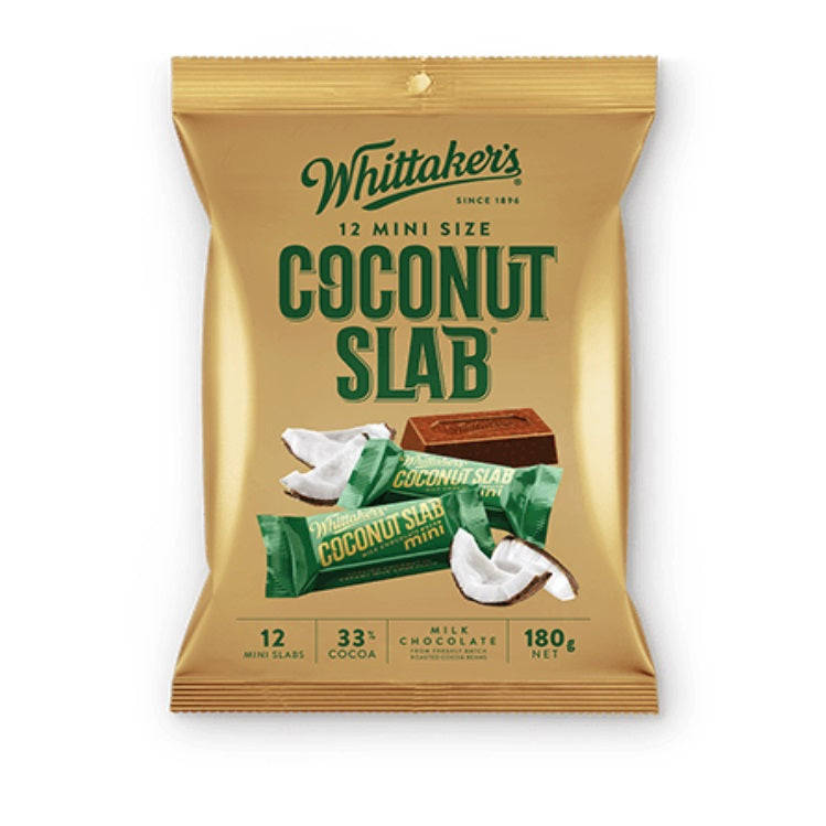 Whittaker's & Sons Sharepack Coconut Slab 180g