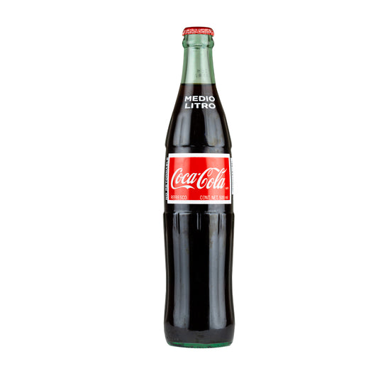 Mexican Coca Cola Glass Bottle 500ml - Tom's Confectionery Warehouse