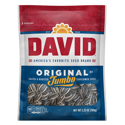 David Sunflower Seeds Original - Tom's Confectionery Warehouse
