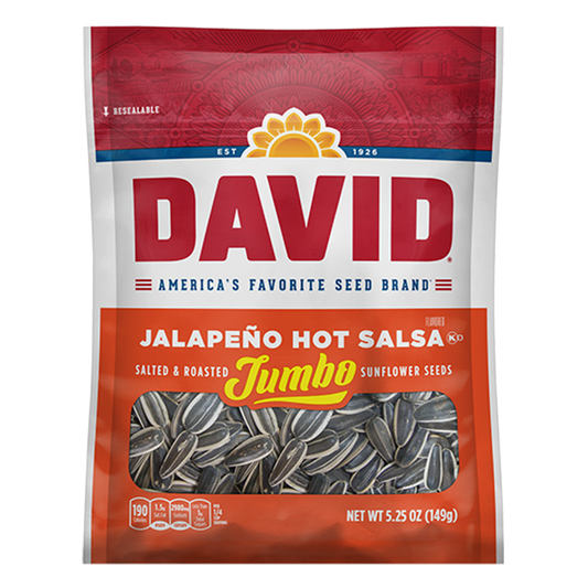 David Sunflower Seeds Jalapeno Hot Salsa 149g