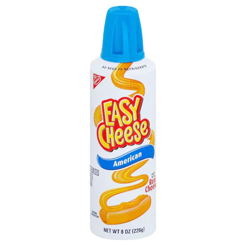EASY CHEESE AMERICAN 226G - Tom's Confectionery Warehouse
