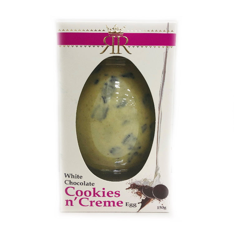 Rocky Road Easter Egg Cookies & Creme White Chocolate