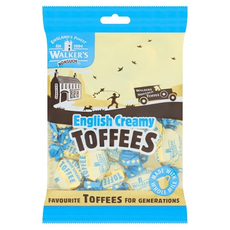 Walker's English Creamy Toffees Bag - Tom's Confectionery Warehouse