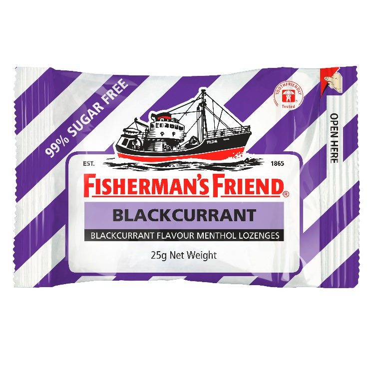 Fisherman's Friend Blackcurrant & Menthol S/F