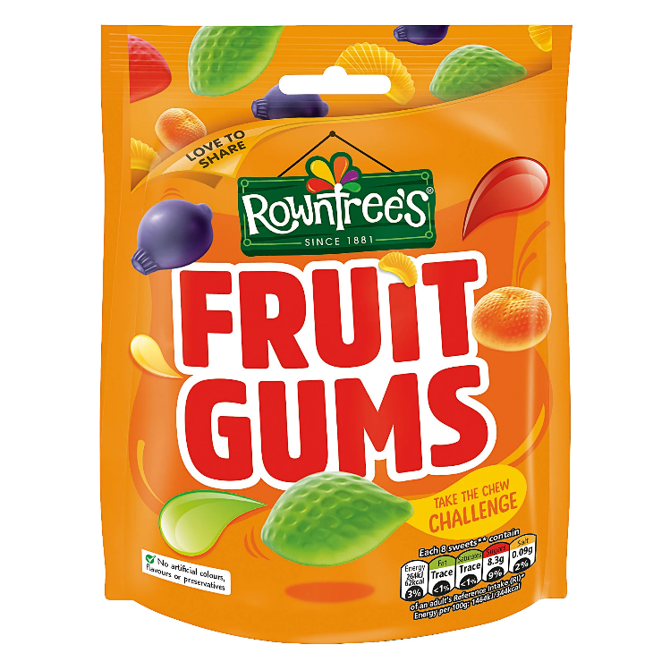 Rowntree's Fruit Gums Bag 120g